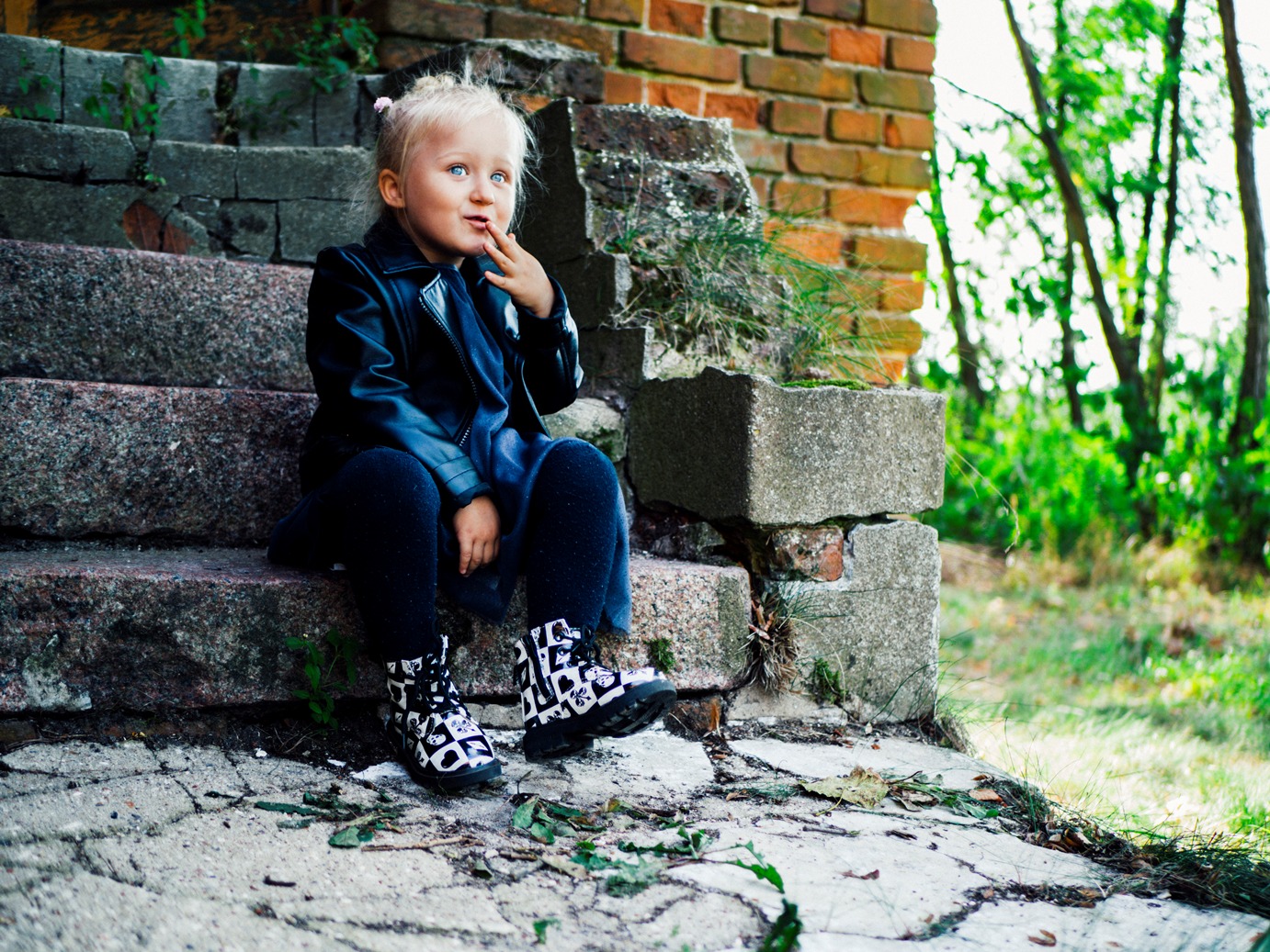 Portfolio - Fotografia Geek Imagination - Dziewczynka na schodach