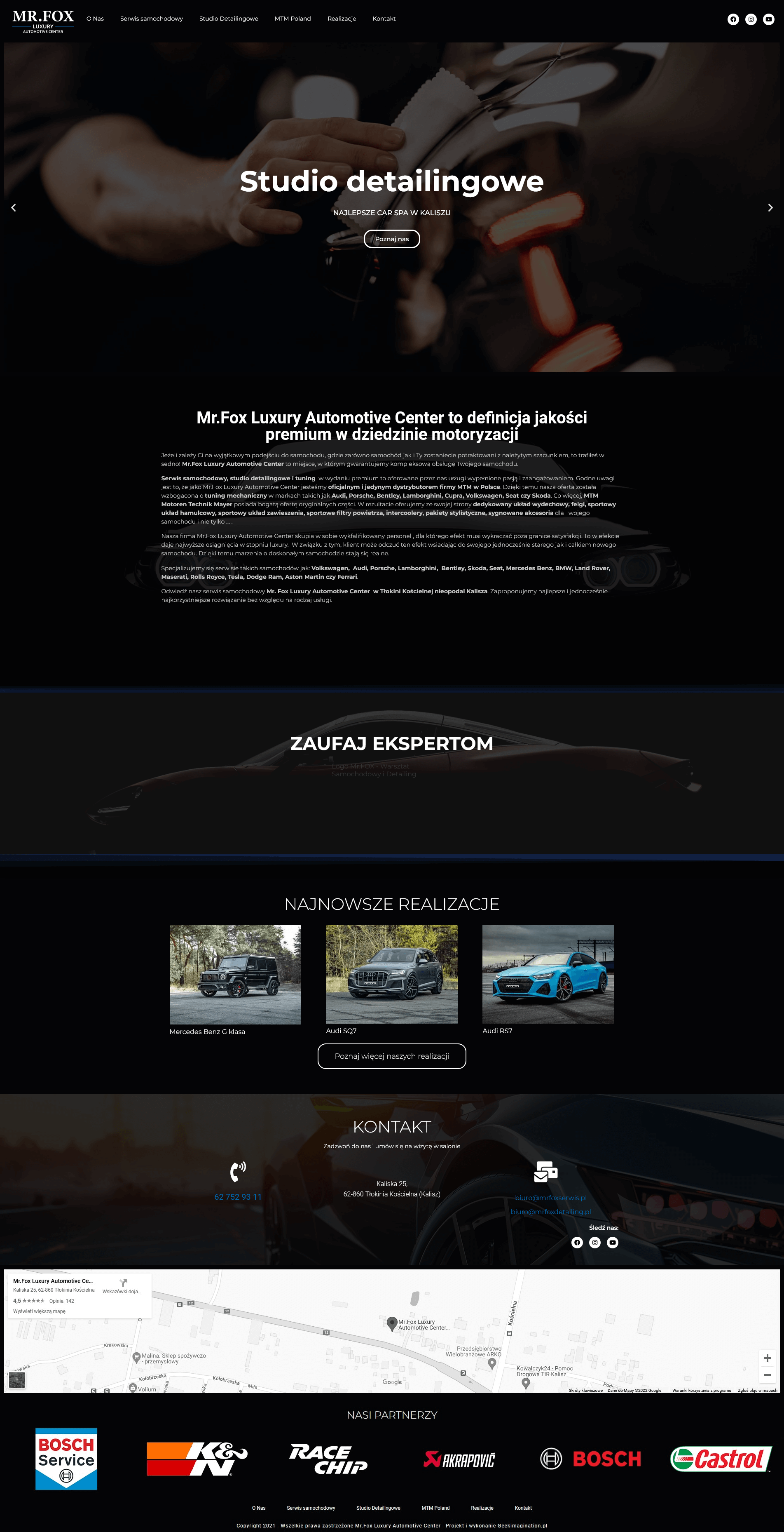 Mr.Fox Luxury Automotive Center - geek imagintion stron