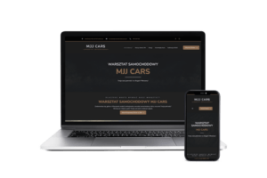 Strona internetowa - Warsztat samochodowy MJJ Cars - Geek Imagintion